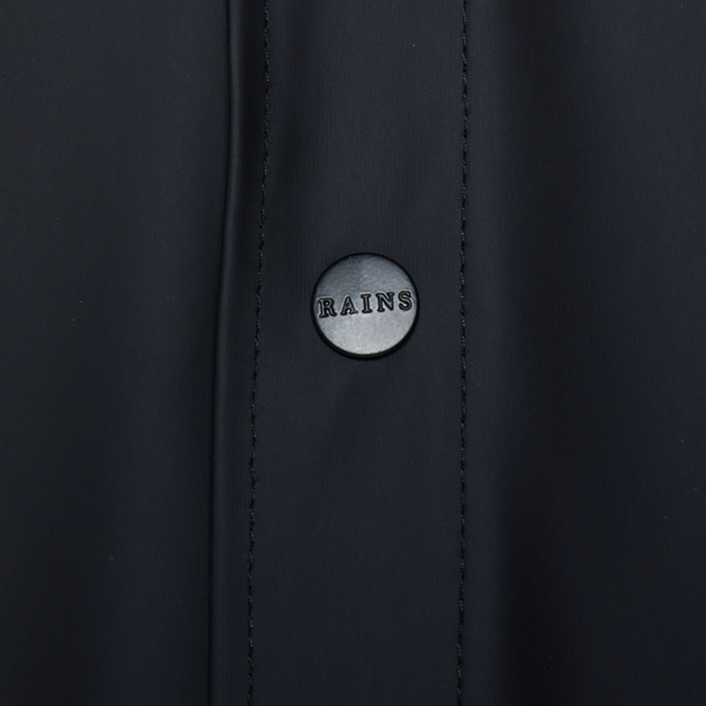 Rains long jacket - black