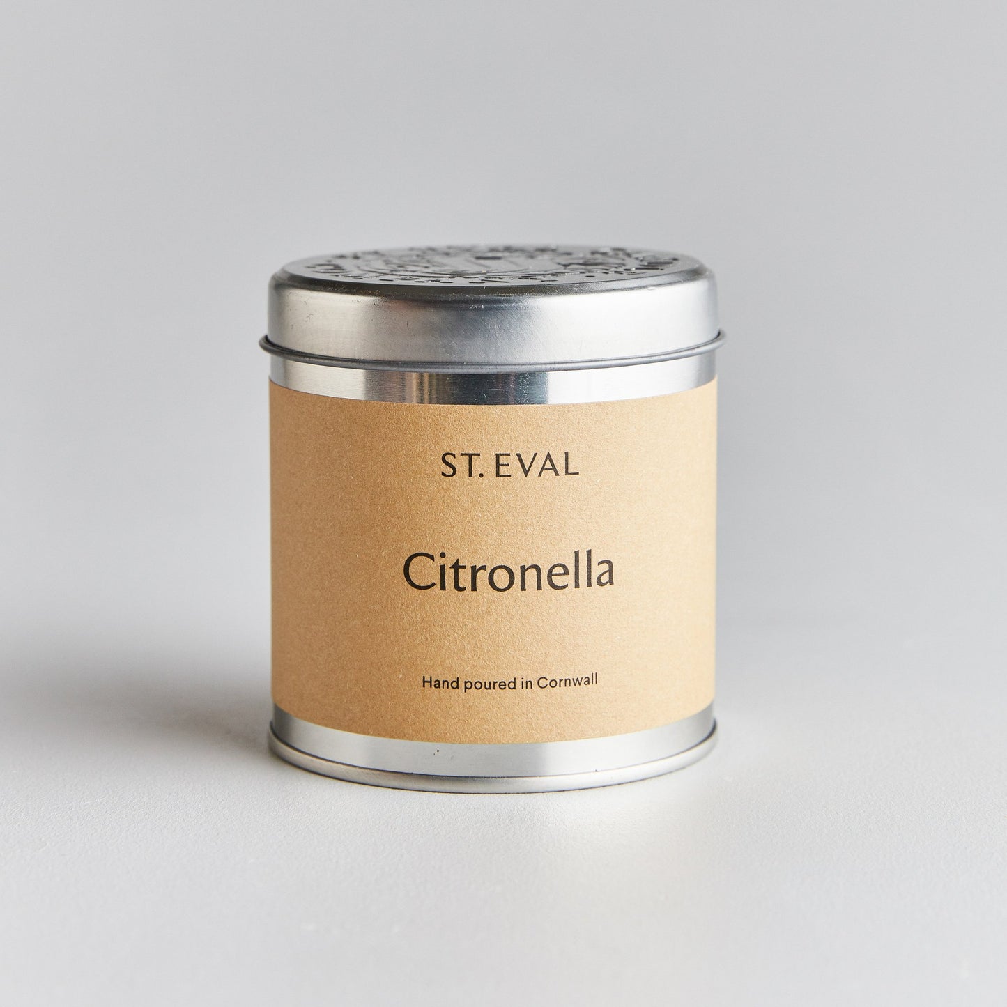 Citronella candle tin