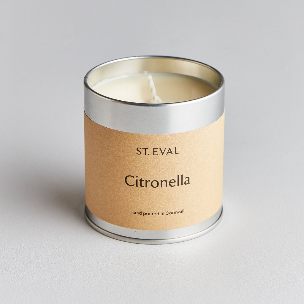Citronella candle tin