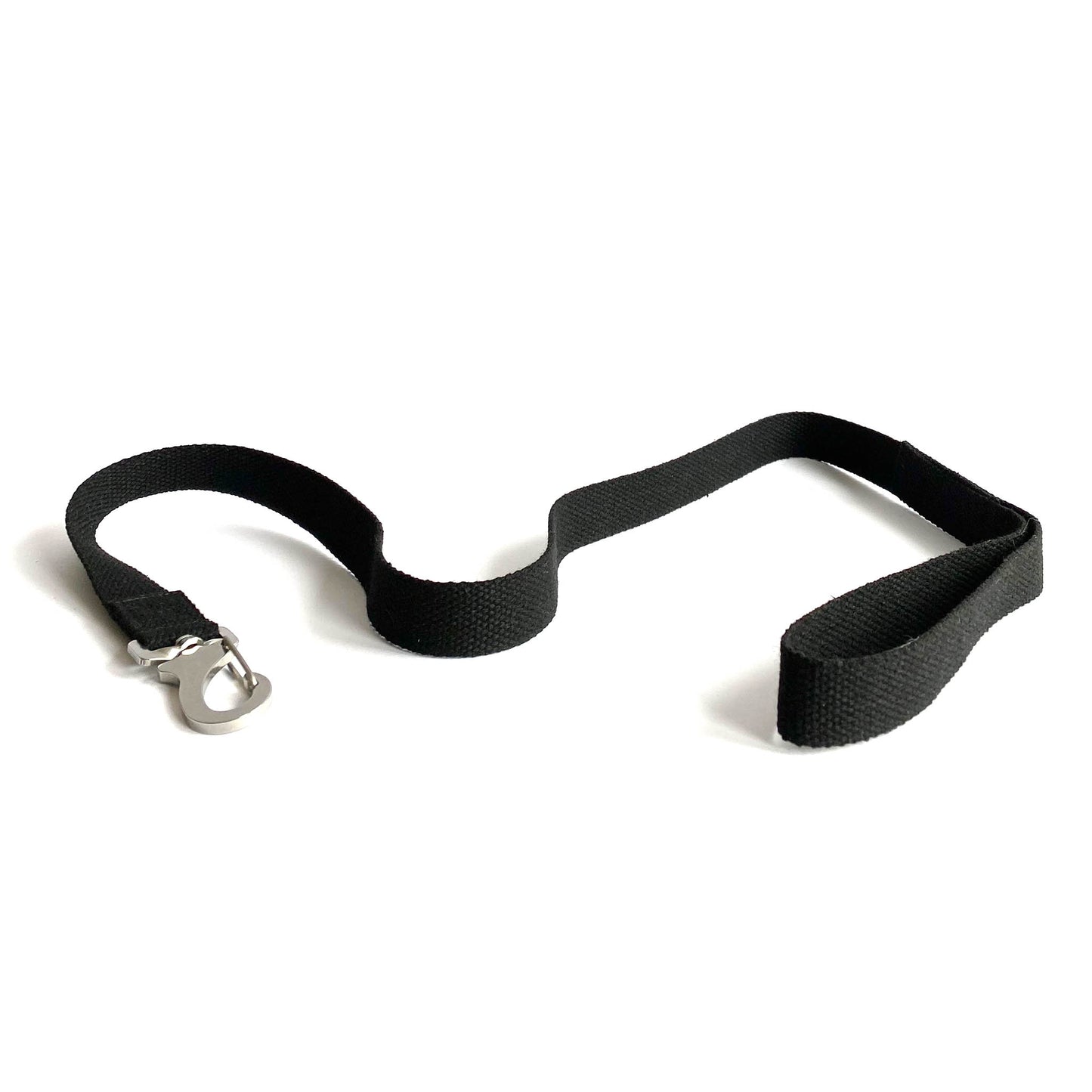 Washable black dog lead