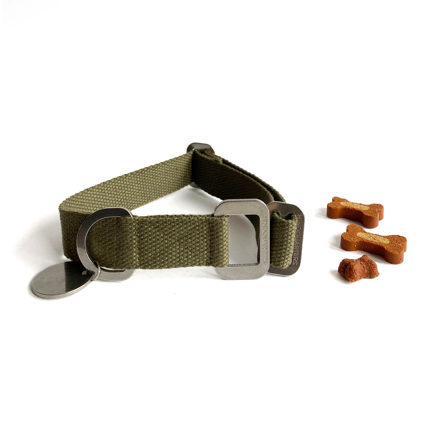 Washable khaki dog collar